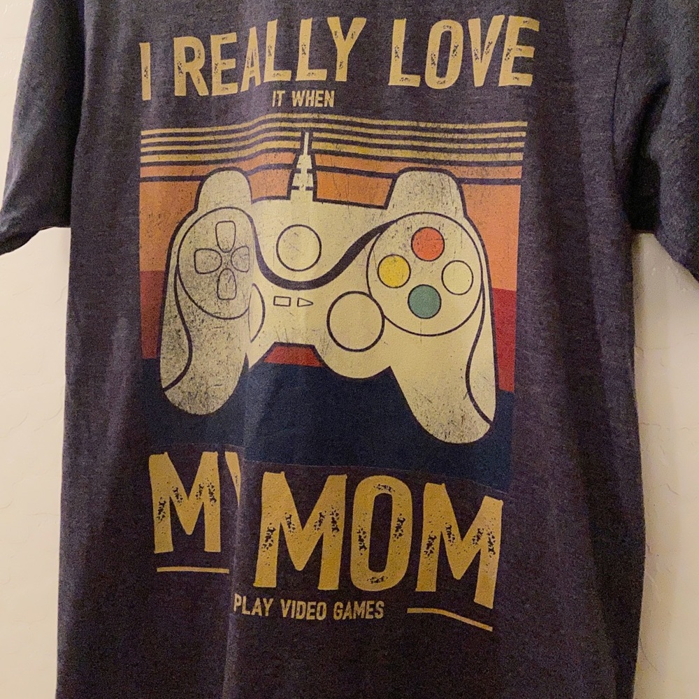 Gaming T-Shirt Size M With Tag Blue